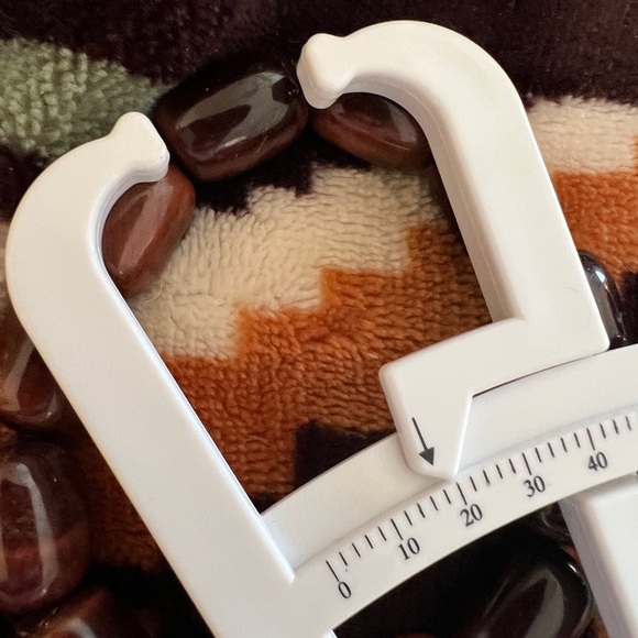 ❤️ Gorgeous Natural Barrel Red  Tiger Eye Bracelet 12x18mm Beads 48gm - Picture 8 of 11